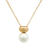 N8279-GP TAMSIN- Gold and White Pearl Necklace