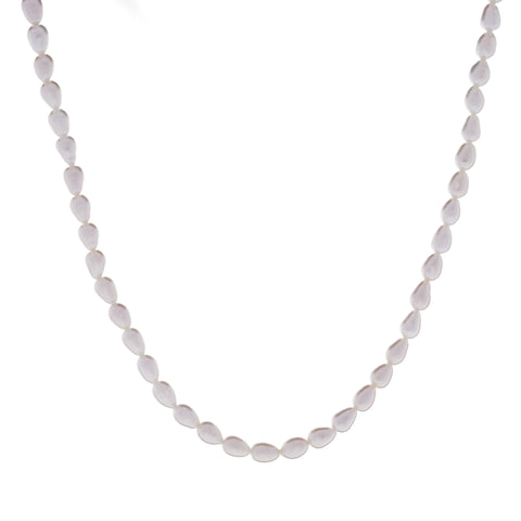 N1059 ELKE White Rice Pearl Necklace