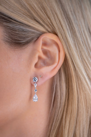 E19617 SUSI Multi-Shape CZ Chandelier Drop Earrings