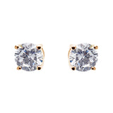 E84-GP - Gold plate round claw set stud