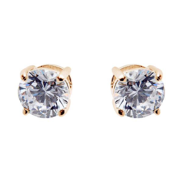 E84-GP - Gold plate round claw set stud