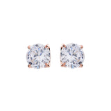 E98 - Rose gold claw set stud: