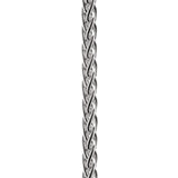 N35-45cm - 925 sterling silver, rhodium plate 45cm "Italian" fine chain