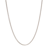 N39-45cm - 925 sterling silver, rhodium plate 45cm "Tiffany" fine chain