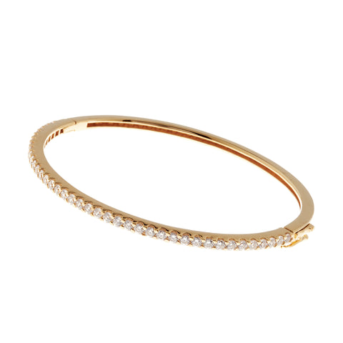 B685-GP - Gold cz bangle